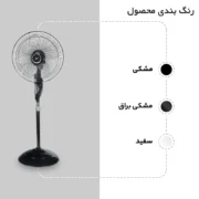 پنکه پارس خزر مدل FSR-ADO - تصویر 2