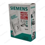 پاکت جاروبرقی کد 00401 مناسب بوش تایپ G و زیمنس بسته 5 عددی